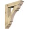 Ekena Millwork Olympic Traditional Rough Sawn Bracket w/ Offset Brace, Douglas Fir, 8"W x 34"D x 40"H BKT0806X34X40OLY01RDF - alternate 1